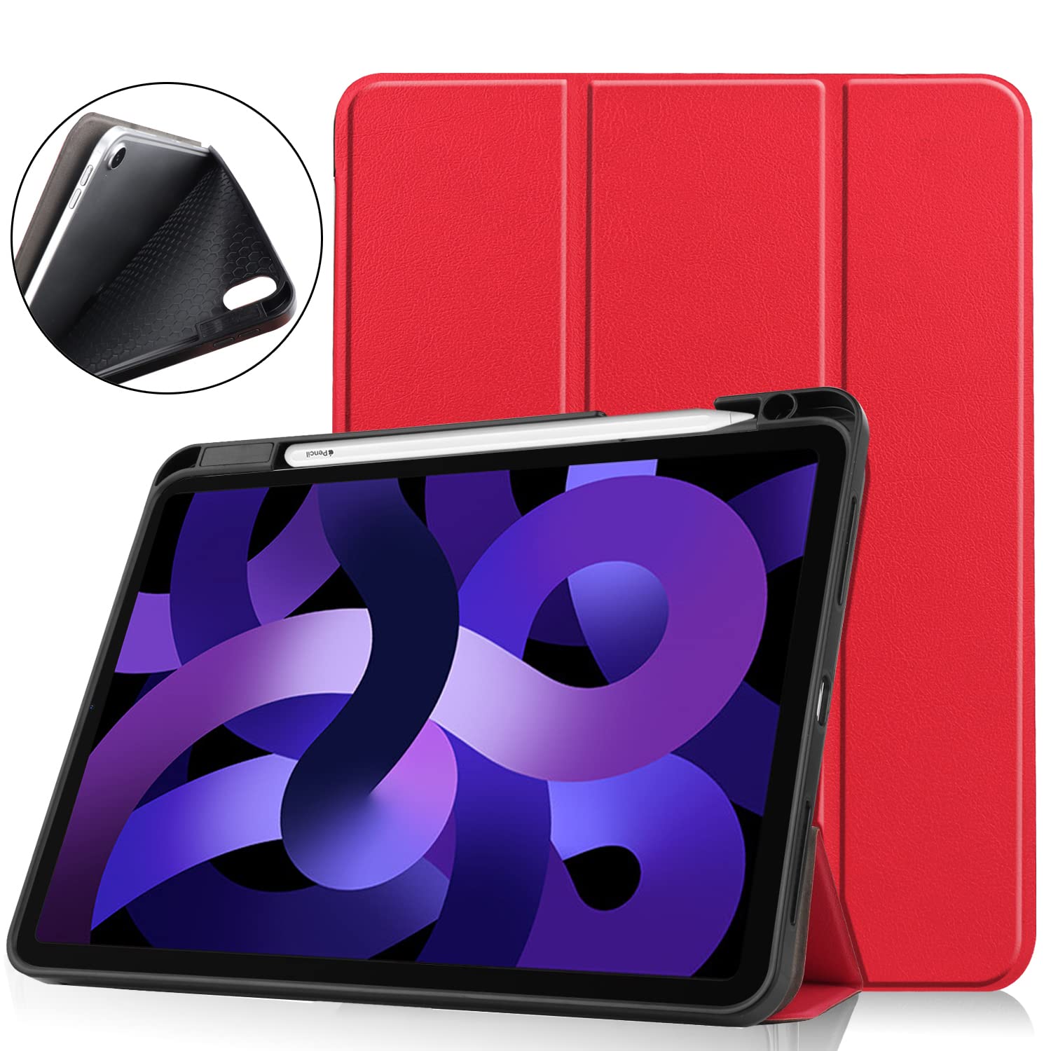 iPad Air (第5世代)・Pencil付き・カバー付き Amazon.co.jp: iPad Air 5 ケース 2022 iPad Air 第5世代 ケース iPad